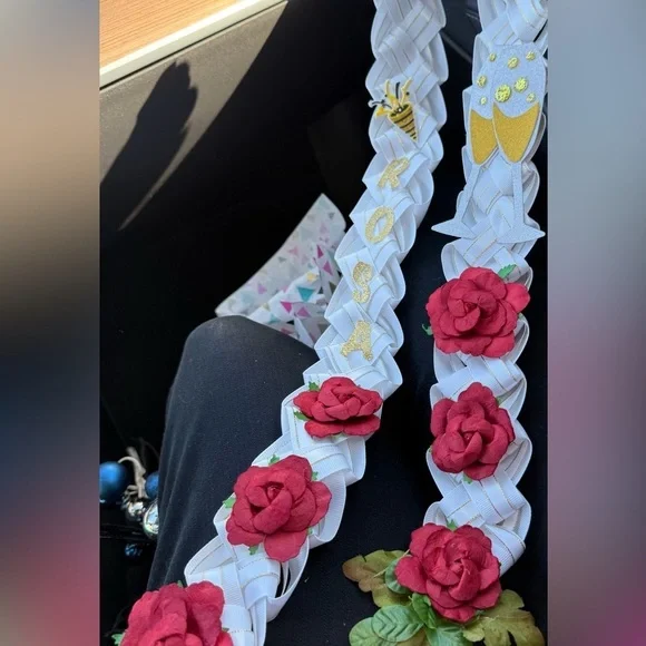 Disco Ball Birthday Graduation Lei Senior Anniversary Custom Made All colors - Picture 5 of 17